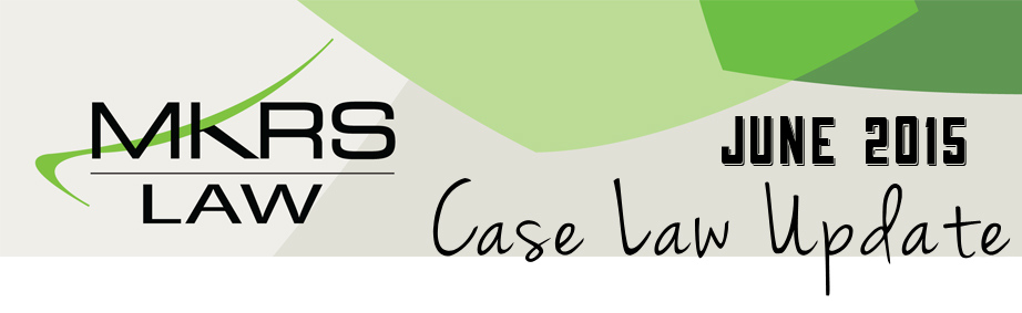 June 2015 Case Law Header